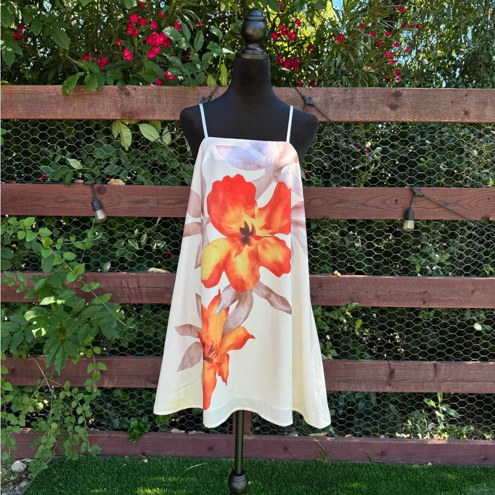 Commense Floral Print Overside Dress